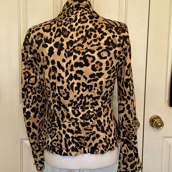 Musette Vintage Leopard Print Jacket Trimmed in Ruffles - Picture 7 of 11